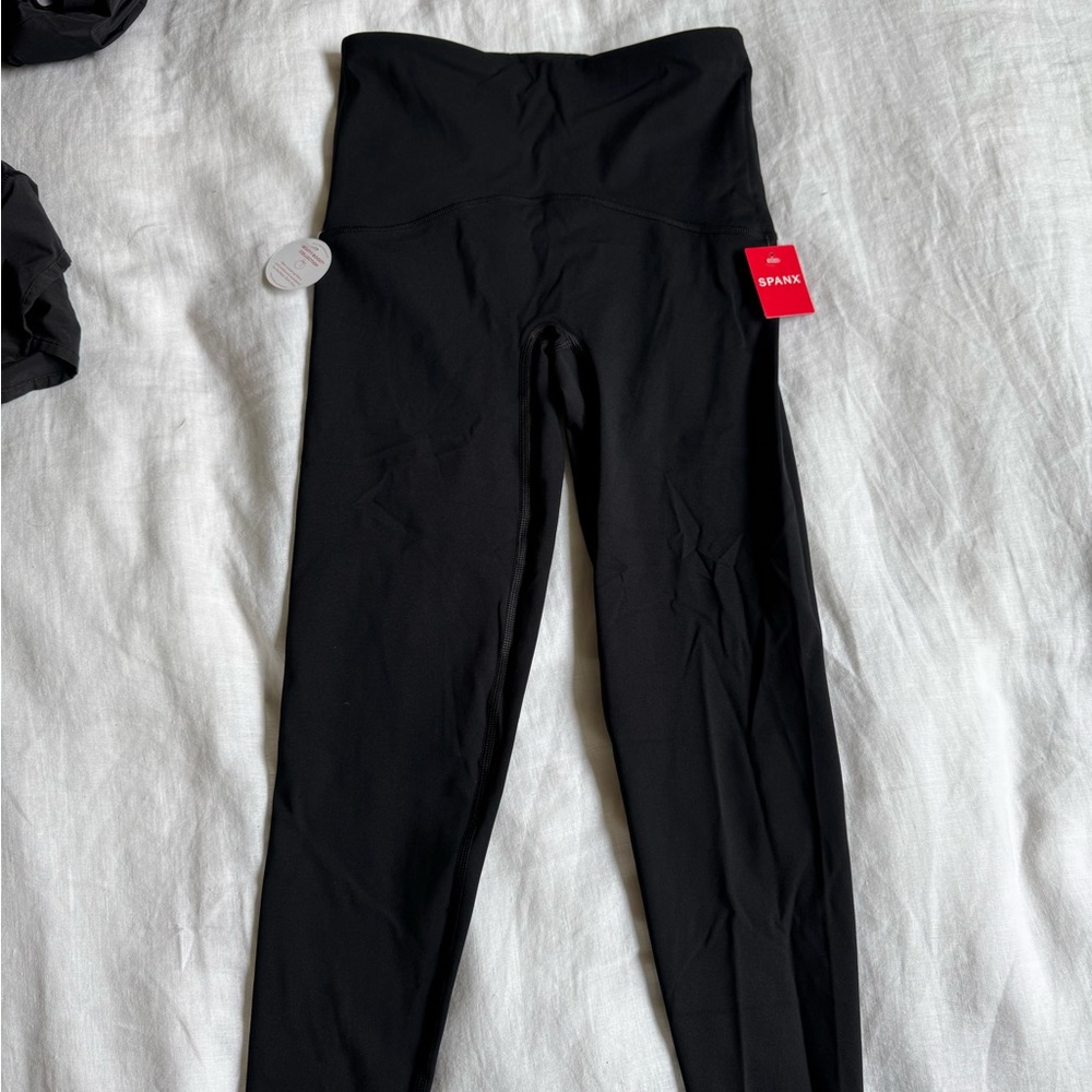 Spanx Booty Boost Black Leggings 7/8 length